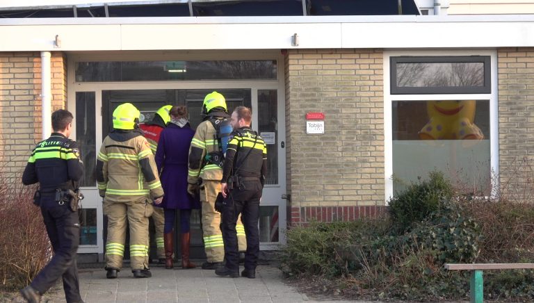 Brandstichting bij basisschool Durv! aan de Tochtwaard in Alkmaar